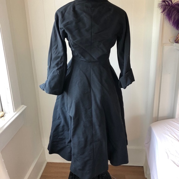 Vintage 1950s fit and flare coat - Picture 5 of 11